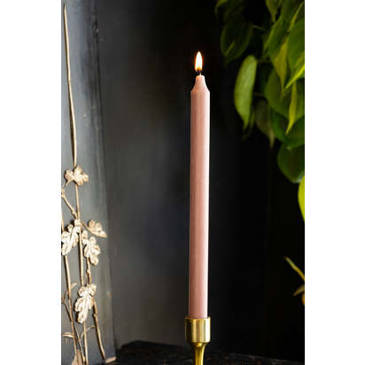 Beautiful Dinner Candle - Old Rose