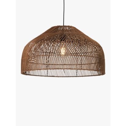 MADE Java XL Rattan Lampshade, Dark Natural Dark Natural | H33 x Dia.59.5cm
