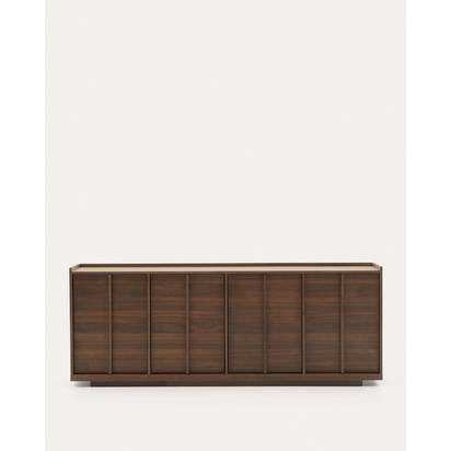 Onix sideboard with a walnut veneer in a dark finish, 200 x 80 cm FSC Mix Credit