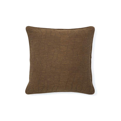 Labid mustard-coloured jacquard, 100% cotton cushion cover, 45 x 45 cm