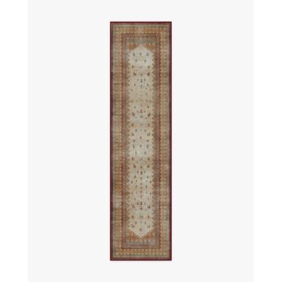 Mitra Multicolour Flatwoven Rug by Martyn Lawrence Bullard - 75 x 305 cm - Rug + Pad System