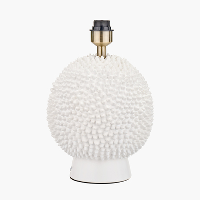 Wrenley Cream Ceramic Sea Urchin Table Lamp Base