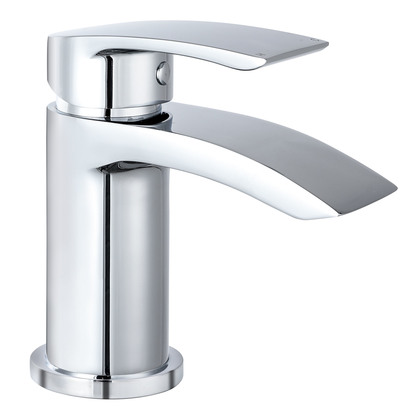 Vellamo Swift Chrome Basin Mixer Tap & Waste