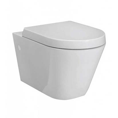 RAK Resort Rimless Wall Hung Toilet & Wrap Over Soft Close Seat