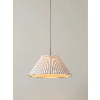 Plia - pleated linen lampshade