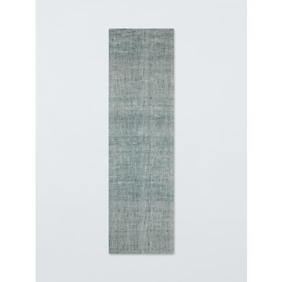 John Lewis Orkney Loop Pile Hand Tufted Rug Blue | H1 x W200 x D300cm