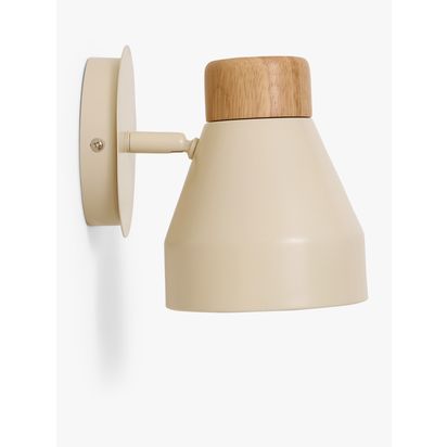 MADE Albert Wall Light Cream | H15.5 x W16 x D12cm