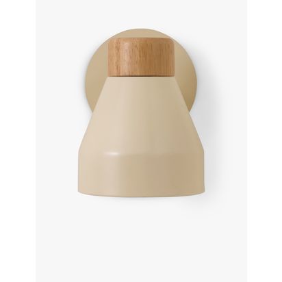 MADE Albert Wall Light Cream | H15.5 x W16 x D12cm