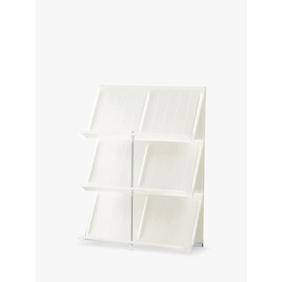 Like-it 3 Tier Shoe Rack White | H60.50 x W17.50 x D45cm