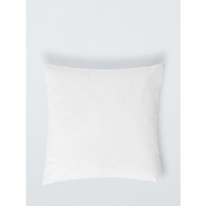 John Lewis Microfibre Cushion Pad White | H50 x W50cm