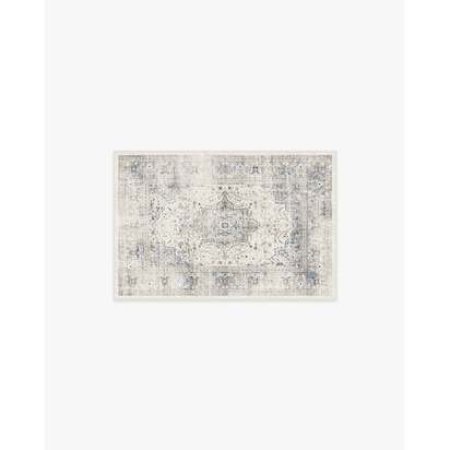 Sarrah Blue Quartz Flatwoven Rug - 60 x 90 cm - Rug + Pad System