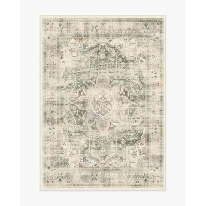 Sarrah Sage Flatwoven Rug - 150 x 215 cm - Rug + Pad System