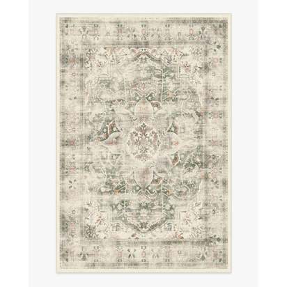 Sarrah Sage Flatwoven Rug - 185 x 275 cm - Rug + Pad System