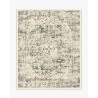 Sarrah Sage Flatwoven Rug - 245 x 305 cm - Rug + Pad System