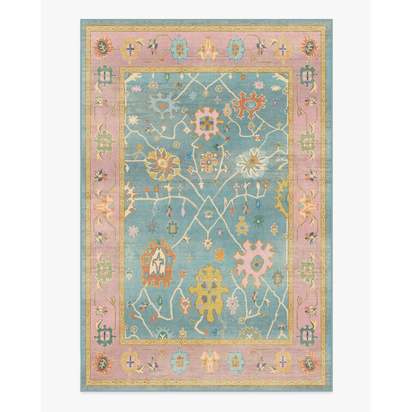 Jemima Multicolour Flatwoven Rug - 200 x 290 cm - Rug + Pad System