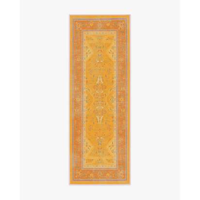 Colourful Loom Mango Flatwoven Rug by Iris Apfel - 75 x 215 cm - Rug + Pad System