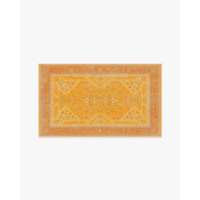 Colourful Loom Mango Flatwoven Rug by Iris Apfel - 90 x 150 cm - Rug + Pad System