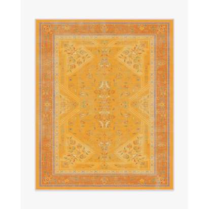 Colourful Loom Mango Flatwoven Rug by Iris Apfel - 245 x 305 cm - Rug + Pad System