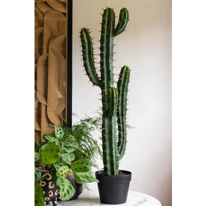 Large Faux Cactus Plant