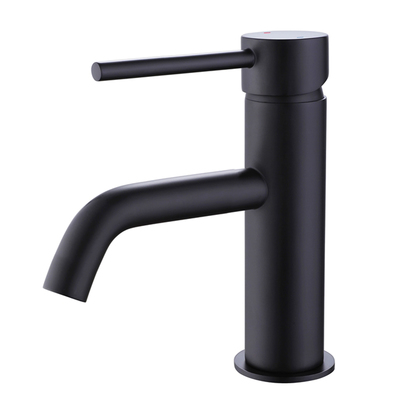 Harbour Clarity Matt Black Basin Mixer Tap