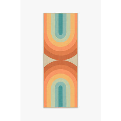 Absida Multicolour Outdoor Rug - 185 x 275 cm - Rug + Pad System