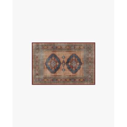 Marcela Copper Coral Flatwoven Rug - 185 x 275 cm - Rug + Pad System