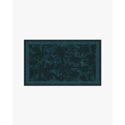 Twilight Forest Midnight Flatwoven Rug by Matthew Williamson - 90 x 150 cm - Rug + Pad System