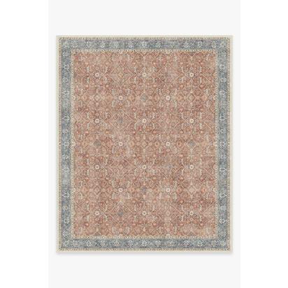 Celestine Coral Flatwoven Rug - 245 x 305 cm - Rug + Cushioned Pad System