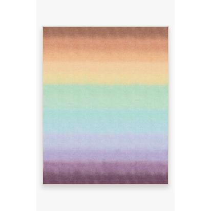 Spectrum Rainbow Flatwoven Rug - 245 x 305 cm - Rug + Cushioned Pad System