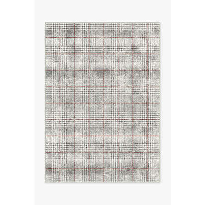 Glen Plaid Flatwoven Rug - 150 x 215 cm - Rug + Cushioned Pad System