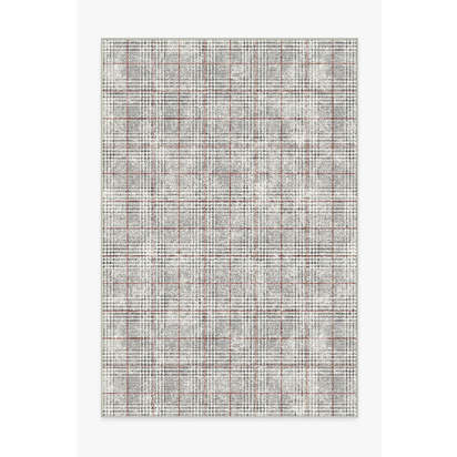 Glen Plaid Flatwoven Rug - 185 x 275 cm - Rug + Cushioned Pad System