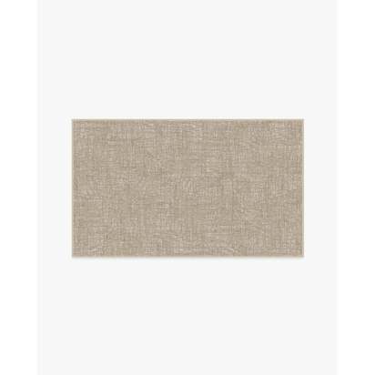 Crosshatch Natural Flatwoven Rug - 90 x 150 cm - Rug + Cushioned Pad System