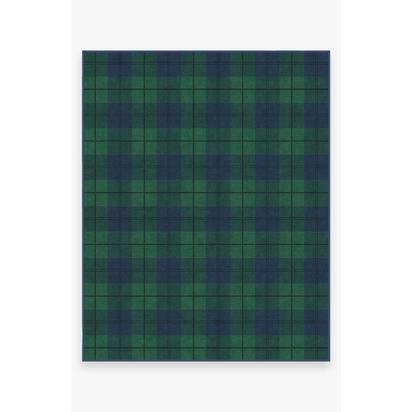 Buffalo Plaid Blackwatch Flatwoven Rug - 245 x 305 cm - Rug + Cushioned Pad System