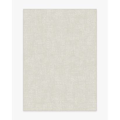 Crosshatch Beige Ivory Flatwoven Rug - 150 x 215 cm - Rug + Cushioned Pad System