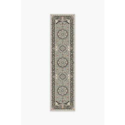 Sima Sage Flatwoven Rug - 75 x 305 cm - Rug + Cushioned Pad System