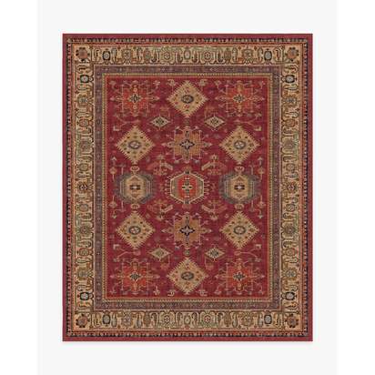 Cambria Ruby Flatwoven Rug - 245 x 305 cm - Rug + Cushioned Pad System