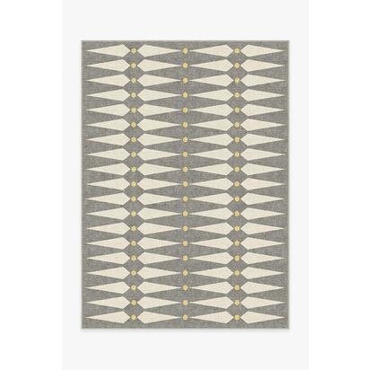 Carnaby Shadow Del Sol Flatwoven Rug by Jonathan Adler - 150 x 215 cm - Rug + Cushioned Pad System