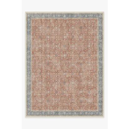 Celestine Coral Flatwoven Rug - 275 x 365 cm - Rug + Cushioned Pad System