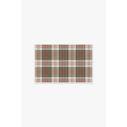 Dress Stewart Tartan Flatwoven Rug - 60 x 90 cm - Rug + Cushioned Pad System