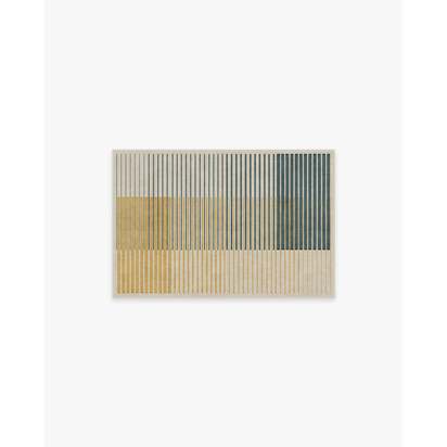 Gradasi Teal Quartz Flatwoven Rug - 60 x 90 cm - Rug + Cushioned Pad System