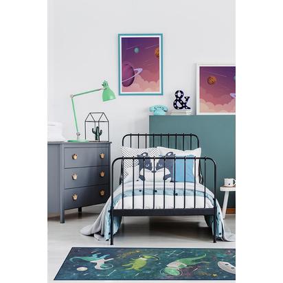 Dinosaurs in Space Flatwoven Rug - 275 x 365 cm - Rug + Cushioned Pad System
