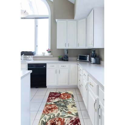 Camellia Currant Flatwoven Rug - 60 x 90 cm - Rug + Cushioned Pad System