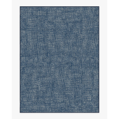 Crosshatch Sapphire Flatwoven Rug - 275 x 365 cm - Rug + Cushioned Pad System