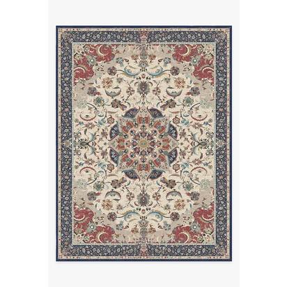 Sima Royal Blue Flatwoven Rug - 275 x 365 cm - Rug + Cushioned Pad System