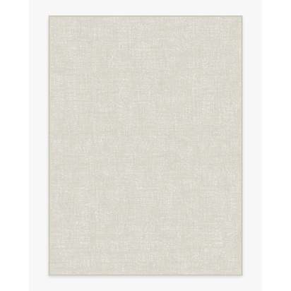 Crosshatch Beige Ivory Flatwoven Rug - 275 x 365 cm - Rug + Cushioned Pad System
