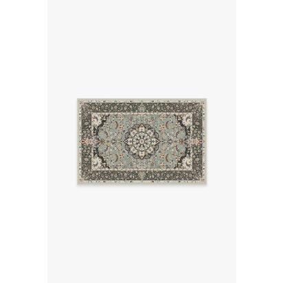 Sima Sage Flatwoven Rug - 60 x 90 cm - Rug + Cushioned Pad System