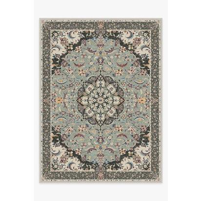 Sima Sage Flatwoven Rug - 275 x 365 cm - Rug + Cushioned Pad System