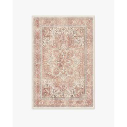 Kamran Rose Flatwoven Rug - 120 x 185 cm - Rug + Cushioned Pad System