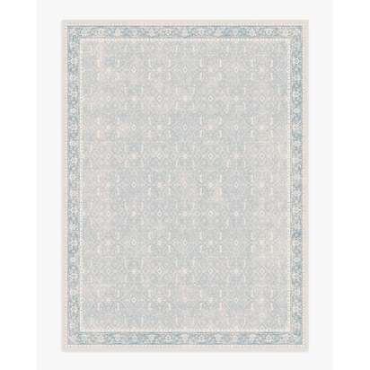 Celestine Soft Blue Flatwoven Rug - 275 x 365 cm - Rug + Cushioned Pad System