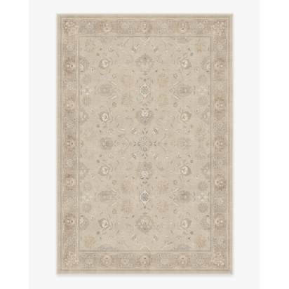 Odette Ivory Pearl Flatwoven Rug - 185 x 275 cm - Rug + Cushioned Pad System